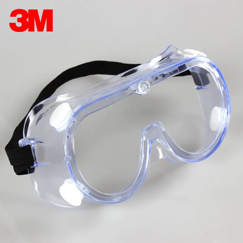 3M 1621 Anti-Impact Safety Goggles Anti Chemical Splash Irradiation Protection Polycarbonate Laboratory Paint Glasses