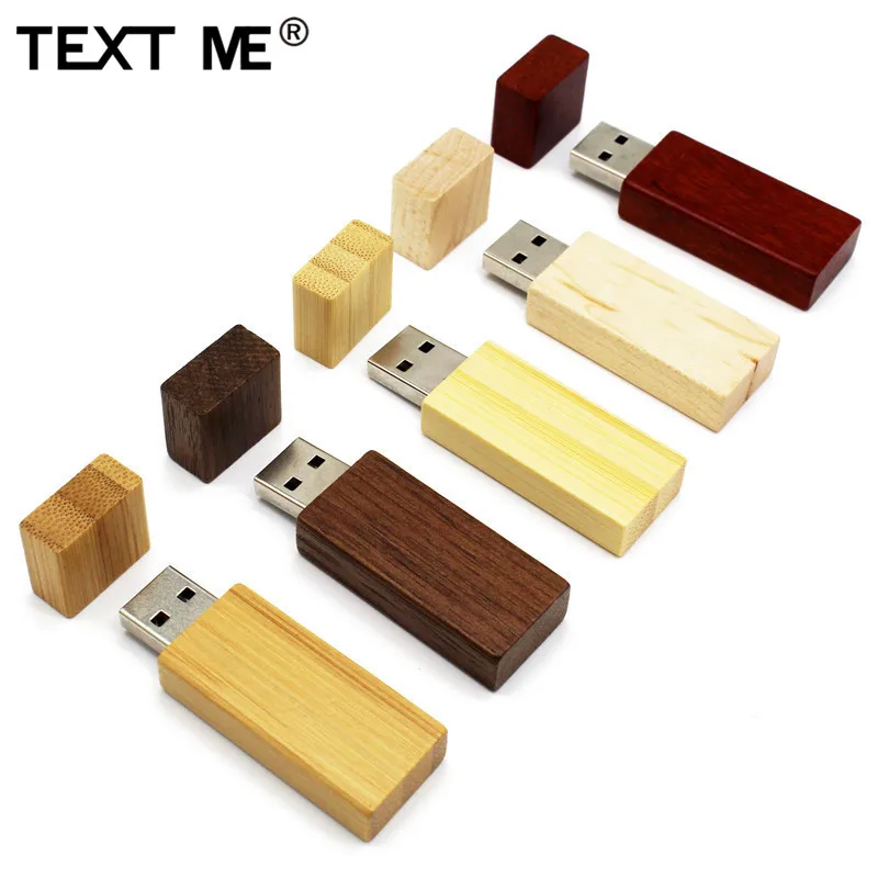 

TEXT ME 5 model Maple wood pendrive usb flash drive usb 2.0 4GB 8GB 16GB 32GB 64GB photography engrave gift usb