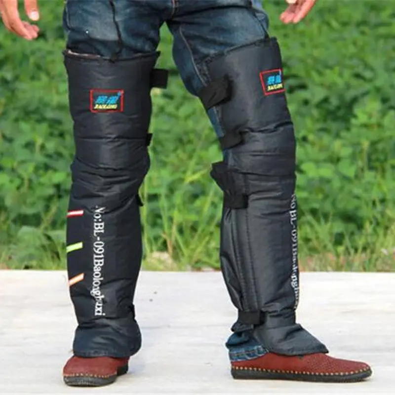 Winter Motorcycle Leg Protectors Warm Lengthen Knee Pad Cycling E-bike Skateboard Knee Brace Plus Fleece Leg Sleeve Man Women