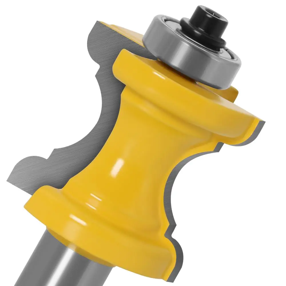 Imagem -04 - Bullnose Shank com Bead Coluna Router Bit Line Knife Tenon Cutter Ferramenta de Madeira 12 Mm6 Mm8 mm 1pc