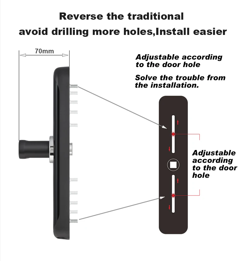 RAYKUBE X8 Wifi Biometric Fingerprint Intelligent Tuya APP Password IC Card Electronic Door Lock Home Security Keyless