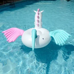 240cm Flying Horse Giant Pool Float Swimming Ring Adult Inflatable Mount Floating Bed Deck Chair Beach Swimming Pool Toy