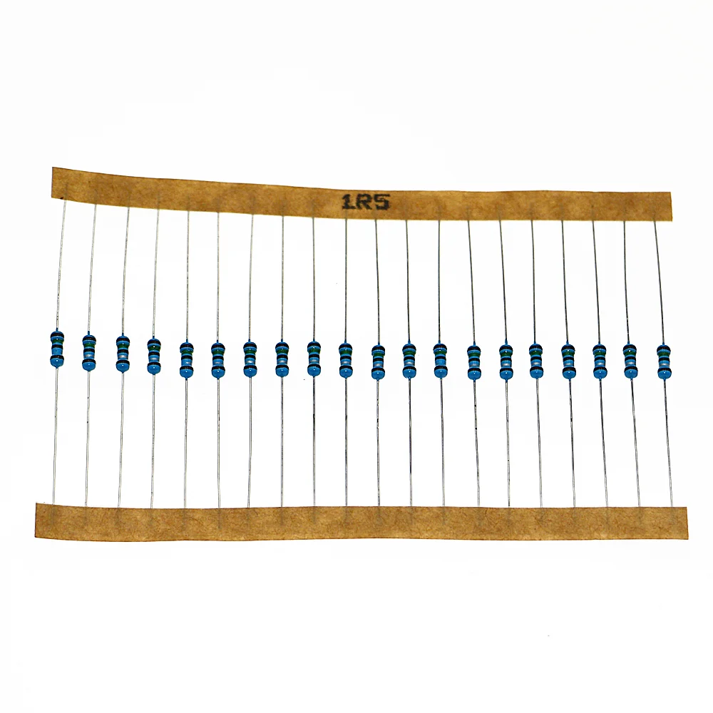 2600pcs 130 Values 1/4W 0.25W 1% Metal Film Resistors Assorted Pack Kit Set Lot Resistors Assortment Kits Fixed capacitors