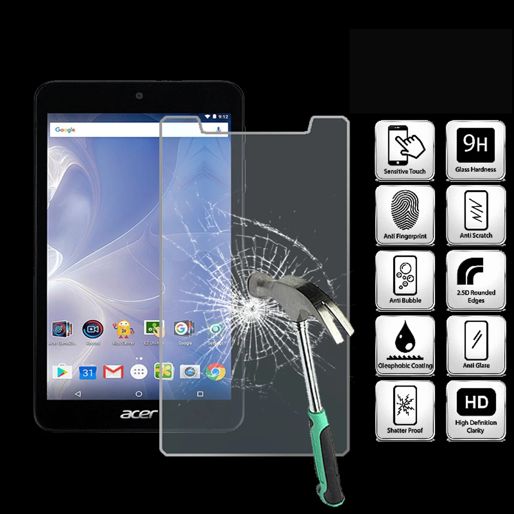 For Acer Iconia One 7 B1-780 Tablet Tempered Glass Screen Protector Anti-friction Proective Film