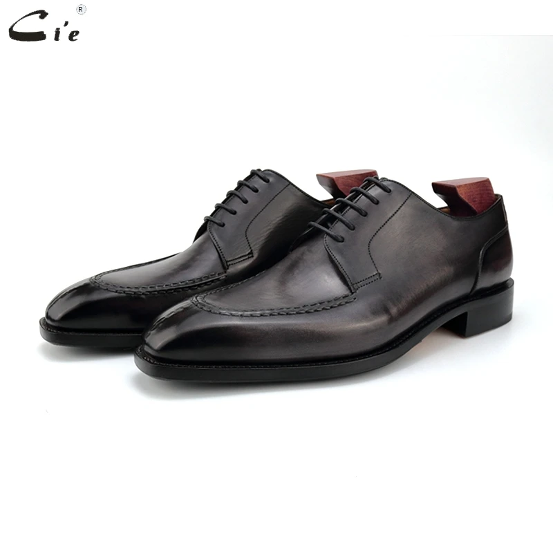 Cie Goodyear Welted Formal Social Wedding Derby Handmade Business Full Grain Calf Leather Shoes-for-men Breathable Outsole D279