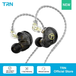 Auriculares TRN ST2 con tecnología híbrida 1BA+1DD, auriculares HIFI con graves, auriculares internos con monitor, auriculares deportivos con cancelación de ruido MT3 ST5
