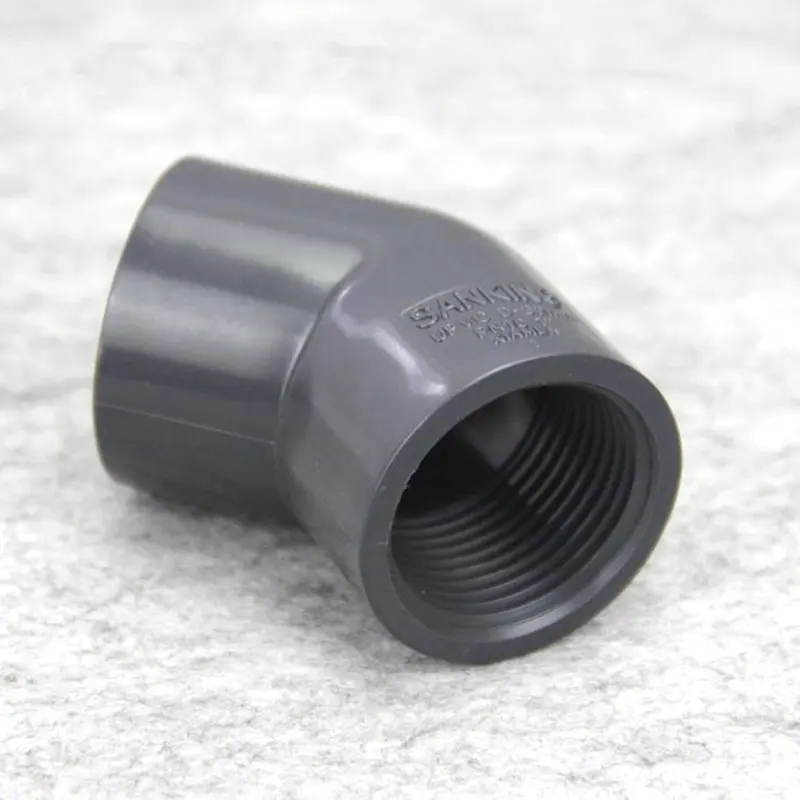 

10Pcs 45 Degree UPVC Female Thread Elbow Connector High Quality thickening Garden Irrigation Water Pipe Connector Fittings