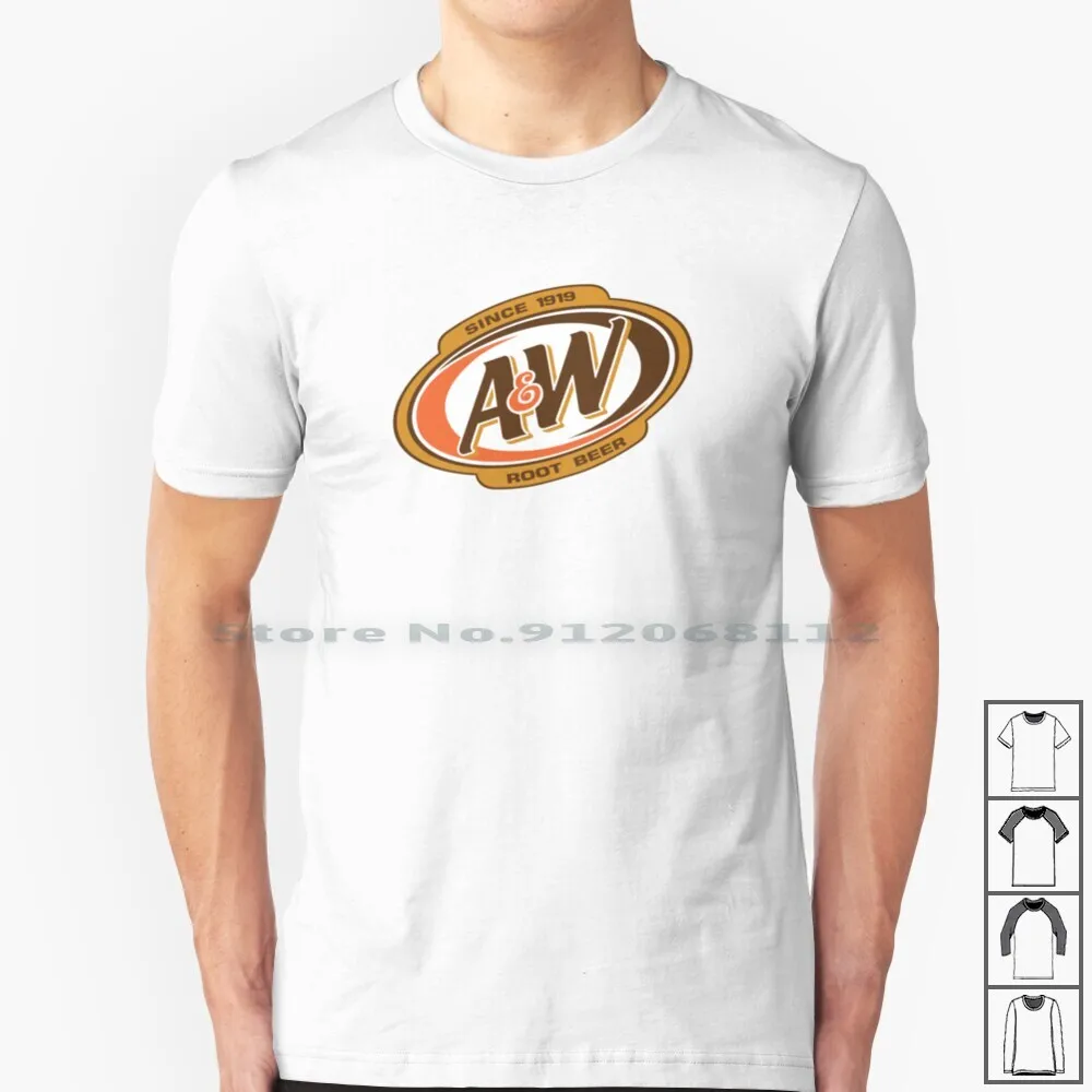 A&w Root Beer. T Shirt 100% Cotton A W Root Beer Beer Root Drink Soda A W Root Beer Coke Vintage A And W Pop Aw Bear Can Logo