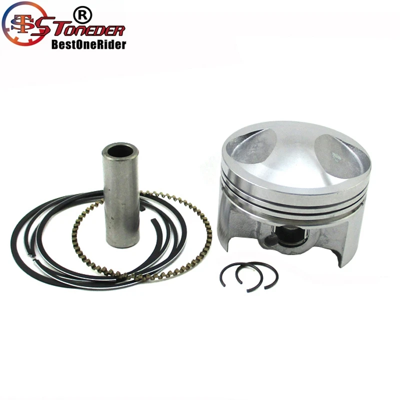 STONEDER 54mm Piston 13mm Pin Kit For Chinese Zongshen 125cc ZS125 Engine Pit Dirt Monkey Bike