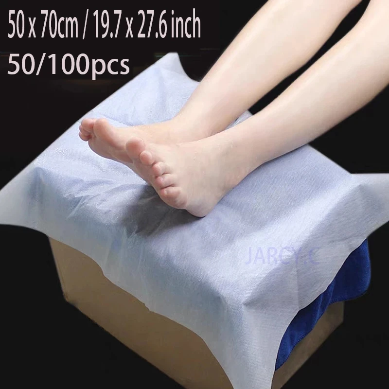 Disposable Massage Table Sheets Headrest Pads Face Pillow Cover Cushion Cover for Beauty Salon Spa Massage Tattoo Table Cover