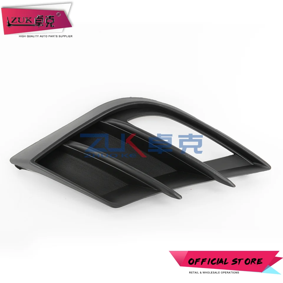ZUK 2PCS Front Bumper Fog Light Anti-Fog Lamp Cover For Mazda 3 Neo 2009 2010 2011 2012 2013 M3 BL Foglight Foglamp Garnish Trim
