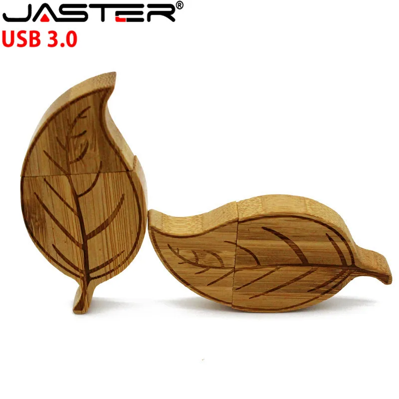 USB 3.0 Wooden leaf simulation golden tree leaves usb flash drive Memory card pen drive pendrive 4GB 8GB 16GB 32GB 64GB