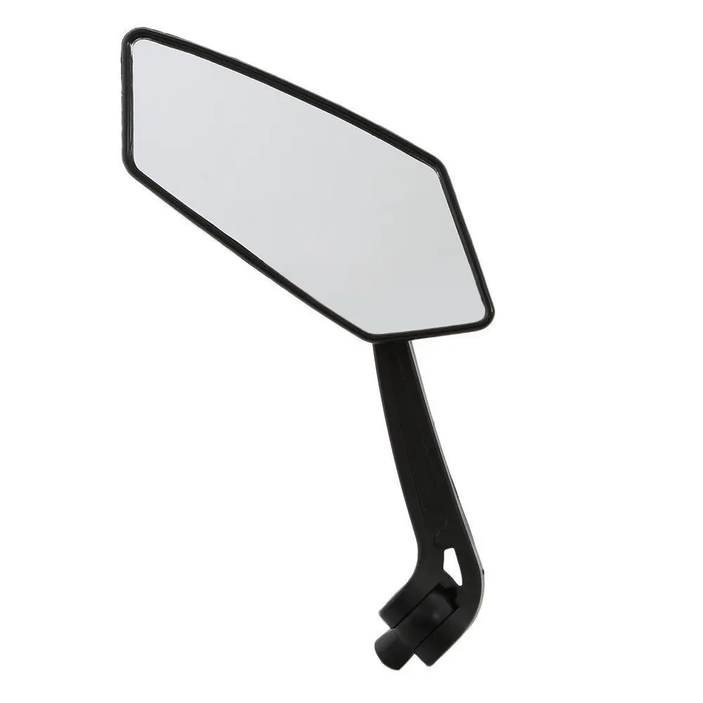 2pcs Practical Black Aluminum Motorcycle Side Rear View Mirror for Moped Scooter