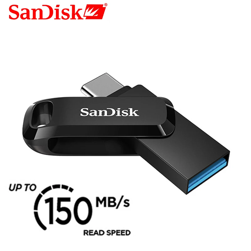 SanDisk SDDDC3 Type C USB 3.1 Flash Drive 512GB 256GB 128GB 64GB 32GB Memory Disk Pen Drive OTG For Smar Business Phone GIFT