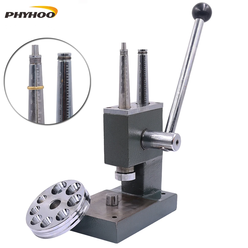 

Ring Stretcher and Reducer With 8 Holes Of Two Sides, Measurement Scales For Ring Sizer Adjustment Making Measurement Tools