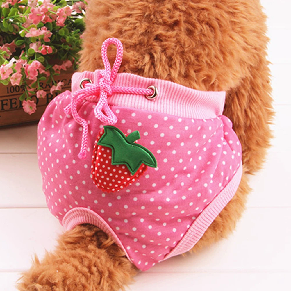 Female Pet Dog Diaper Pants Physiological Menstrual Hygiene Pants Estrus Girl Puppy Period Menstruation Sanitary Short Panty Nap