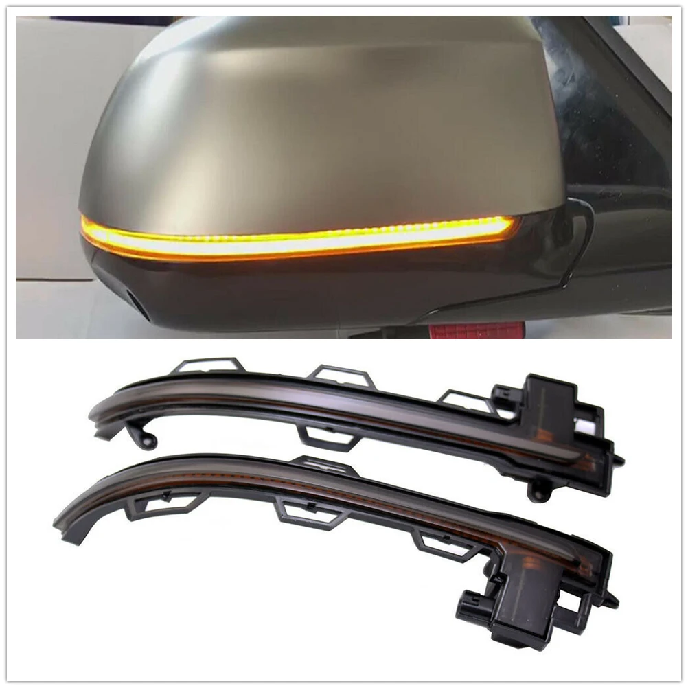 

For BMW X6 X5 X4 X3 2014-2018 LED Mirror Blink Turn Light Smoked Door Side Rear View Cover Indicator Reverse Signal Lamp Bulb