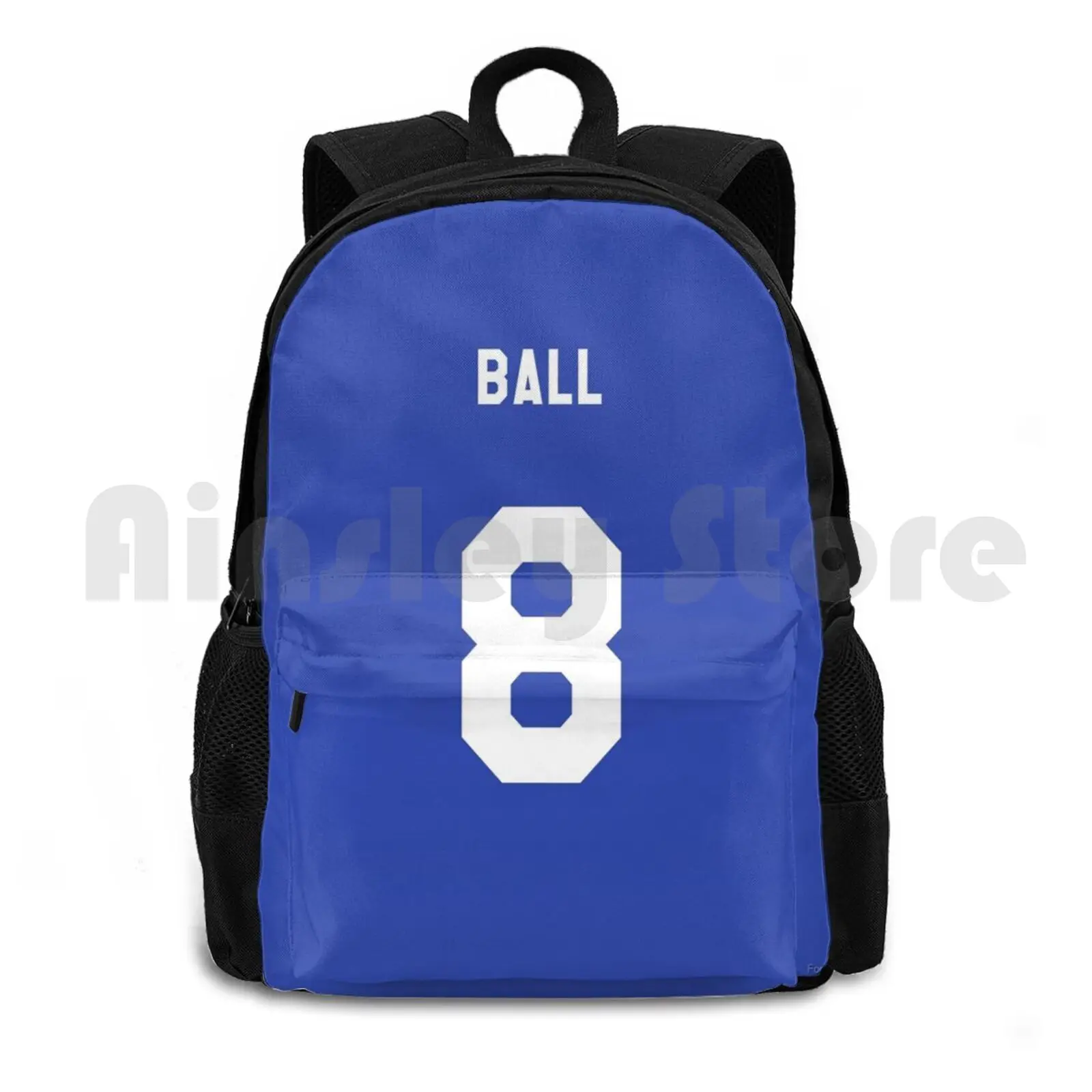 

Ball Number 8 Shirt Outdoor Hiking Backpack Waterproof Camping Travel Football Name Number Top Phone Cover Player Footy Sport