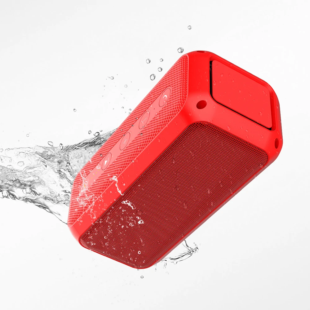 مكبر صوت Rockmia-بلوتوث مع وظيفة الهاتف ، ipx4 مقاوم للماء ، مكبرات صوت موسيقى لاسلكية ، باس قوي للتخييم ، 20 واط