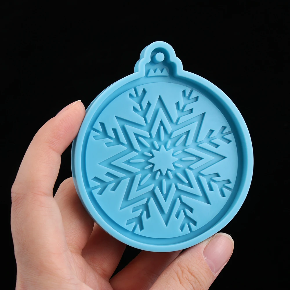 Christmas Ball Silicone Mold DIY Xmas ball Pendant Keychain Resin Crafts Epoxy Rubber Mold Candy Chocolate Jewelry Making Tools