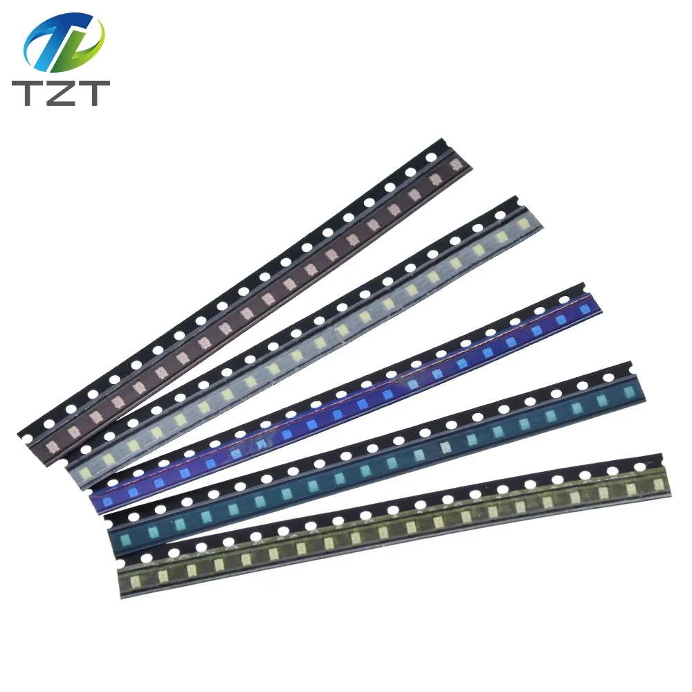 100 stücke = 5 farben x 20 stücke 5730/5050 /1210 /1206 /0805 /0603 LED Diode Sortiment SMD LED Diode Kit grün ROT Weiß Blau Gelb 5630 – Detail 23