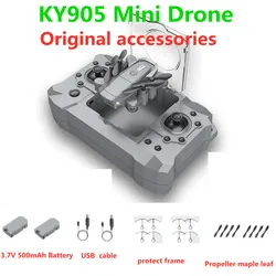 KY905 Mini Drone accessori originali 3.7V 500Mah batteria elica lama linea di ricarica USB per pezzi di ricambio Quadcopter KY905