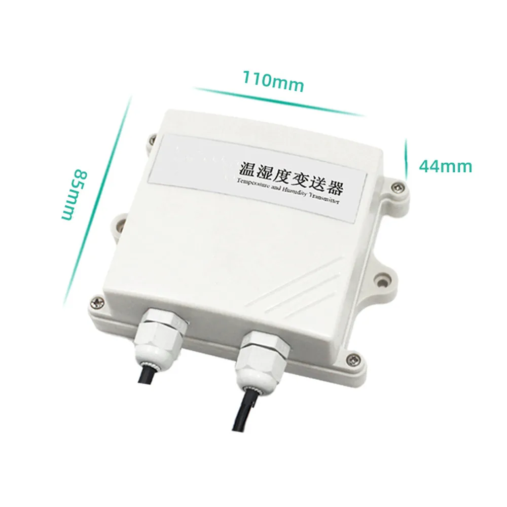 Taidacent Temperature and Humidity Transmitter Sensor RS485 Modbus RTU 4-20mA 0-10V 0-5V Analogy for Agricultural Greenhouse