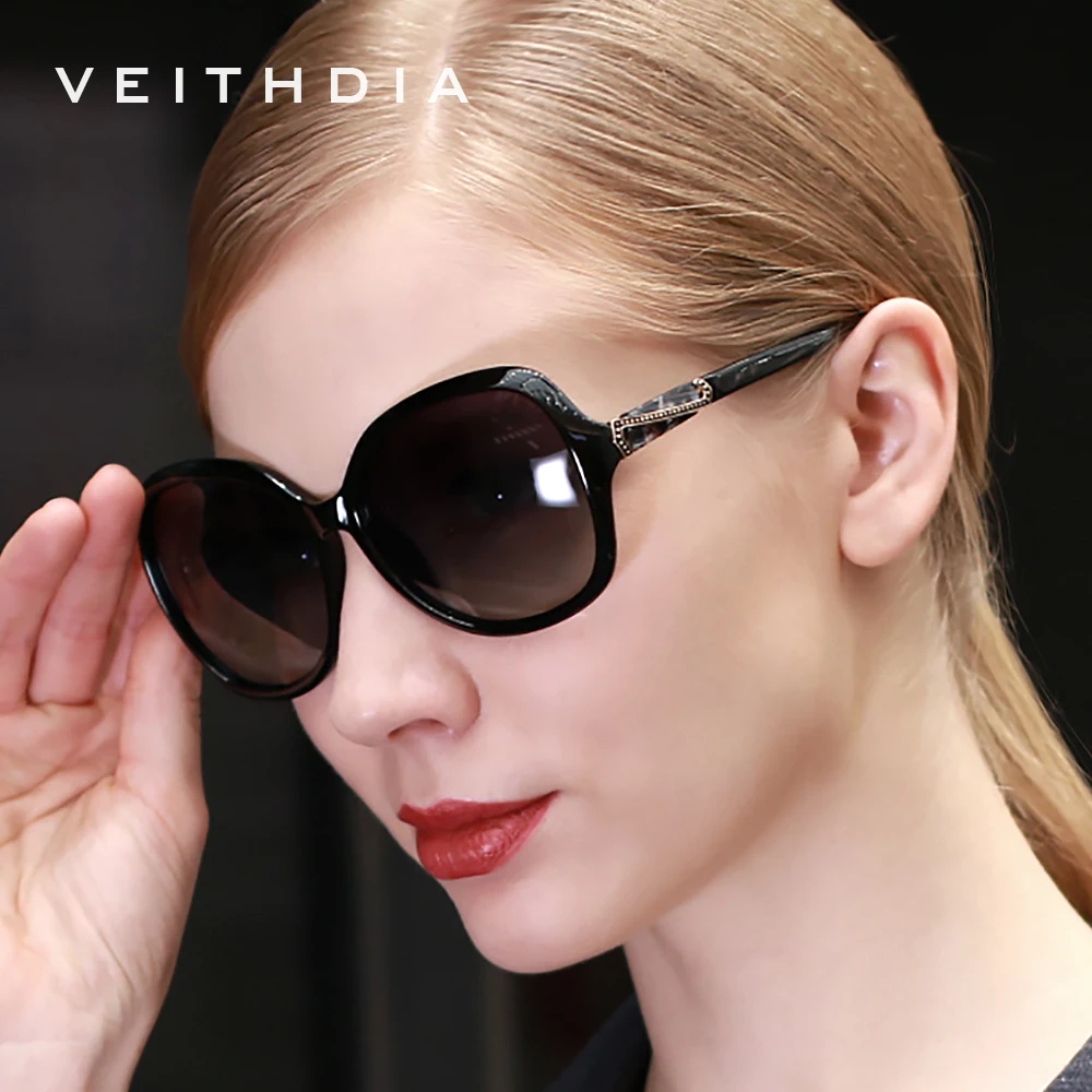 

VEITHDIA 2020 Women's Sun glasses Polarized UV400 Gradient Lens Glasses Luxury Ladies Designer Sunglasses Eyewear For Women 3023