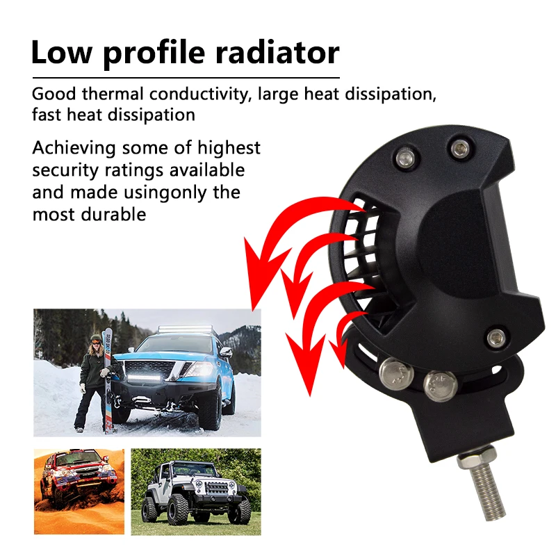 Willpower 20 23 28 inch 7D Offroad LED Bar 288W 324W LED Light Bar with Slide Mount Bracket Tractor Auto Car Pickup 4WD 4x4