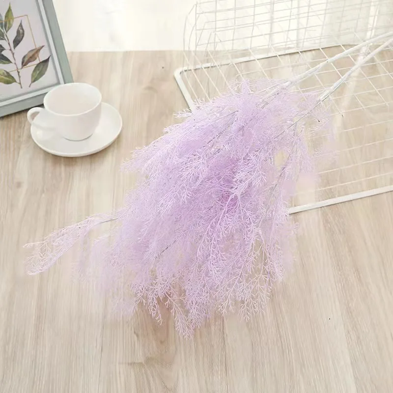 Simulation phoenix grass fan fake flower plastic grass wedding wedding scene arrangement romantic atmosphere