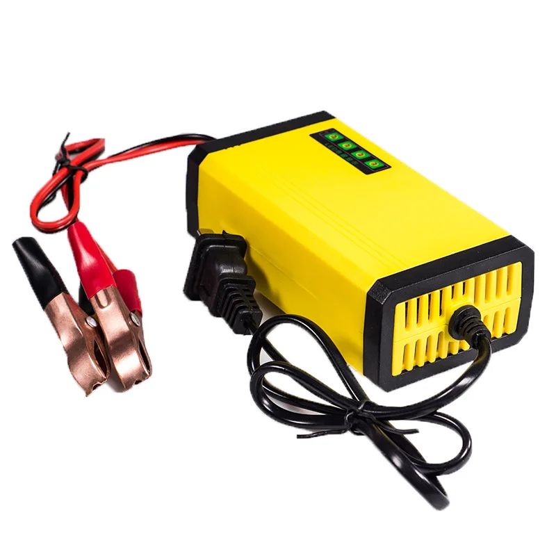 

12V 2A Automatic Motorcycle Battery Charger For Lead Acid Wet Dry AGM GEL Battery 7AH 12AH 14AH 20AH With Led Indicator