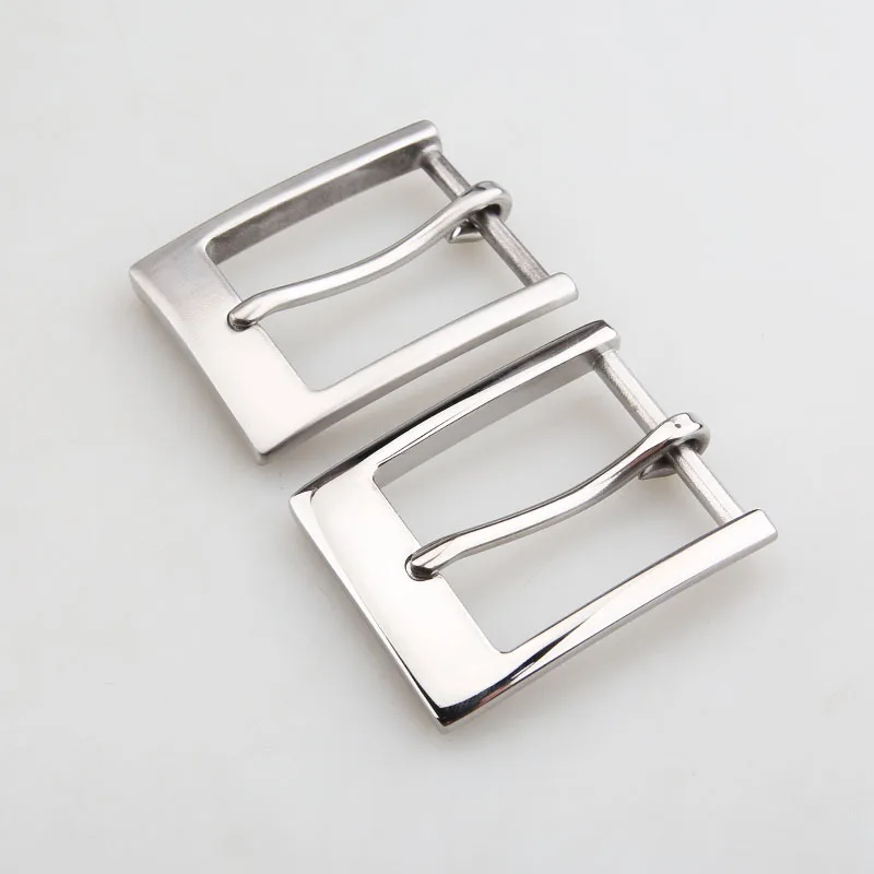 1pcs Metal 35mm Stainless Steel Belt Buckle For Men Single Pin Belt Half Buckle Fit For 32mm-34mm