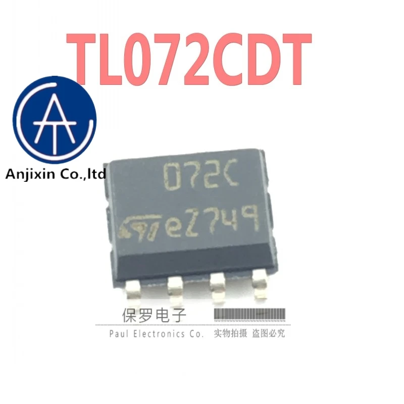 

10pcs 100% orginal and new operational amplifier TL072CDT TL072C 072C SOP-8 ST in stock