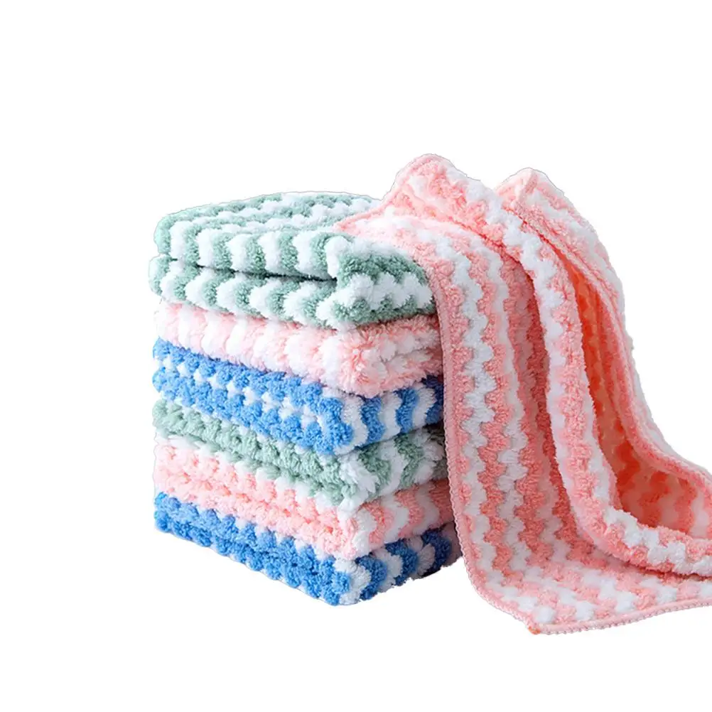 

6PCS Kitchen Dish Towels Reusable Kitchen Towels and Dishcloths Set Wash Cloths and Towels for Washing Dishes