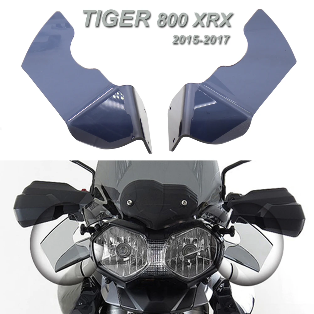 

New Motorcycle Accessories For TIGER 800 XRX 2015 2016 2017 Side Windshield Windscreen Handshield Wind Deflector