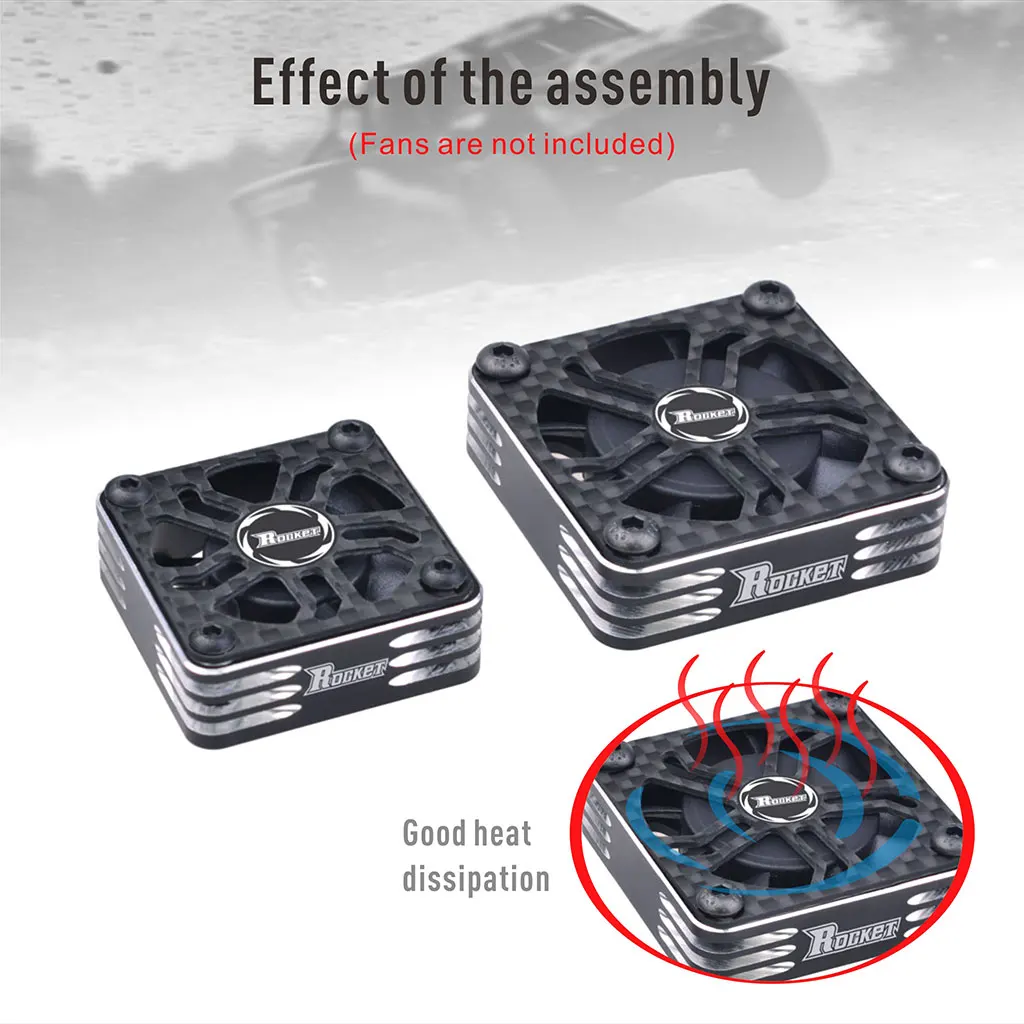 Ventola di raffreddamento in metallo a razzo 30mm 28000RPM/5-8V ESC per