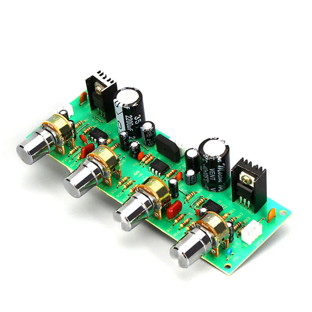 Power Amplifier Front Tone Board NE4558 Fever Tuning Board High And Low Bass Balanced Tone Board