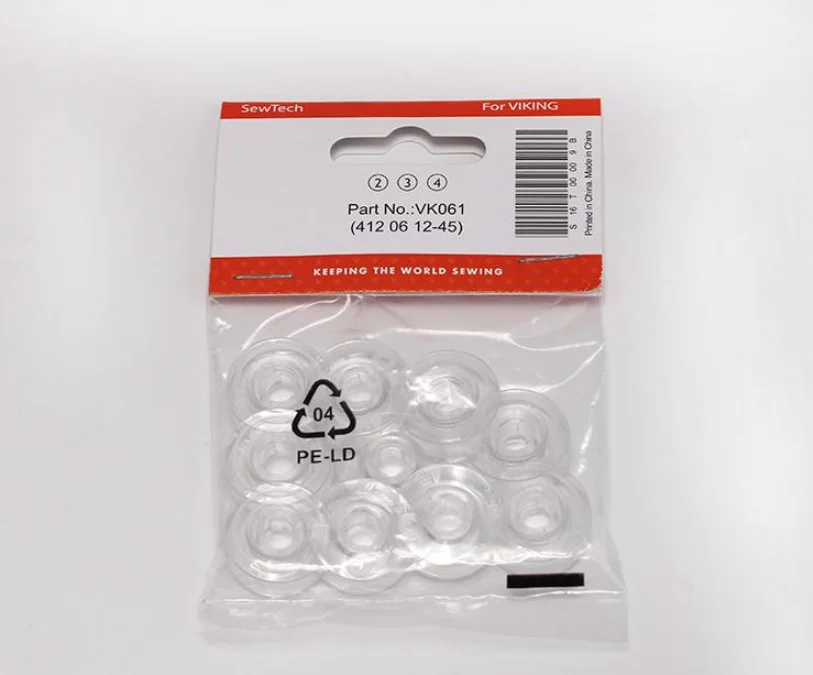 Plastic Bobbin 10PCS Husqvarna Viking#4114401 Compatible withHusqvarna Viking Sewing Machine #4120612-45