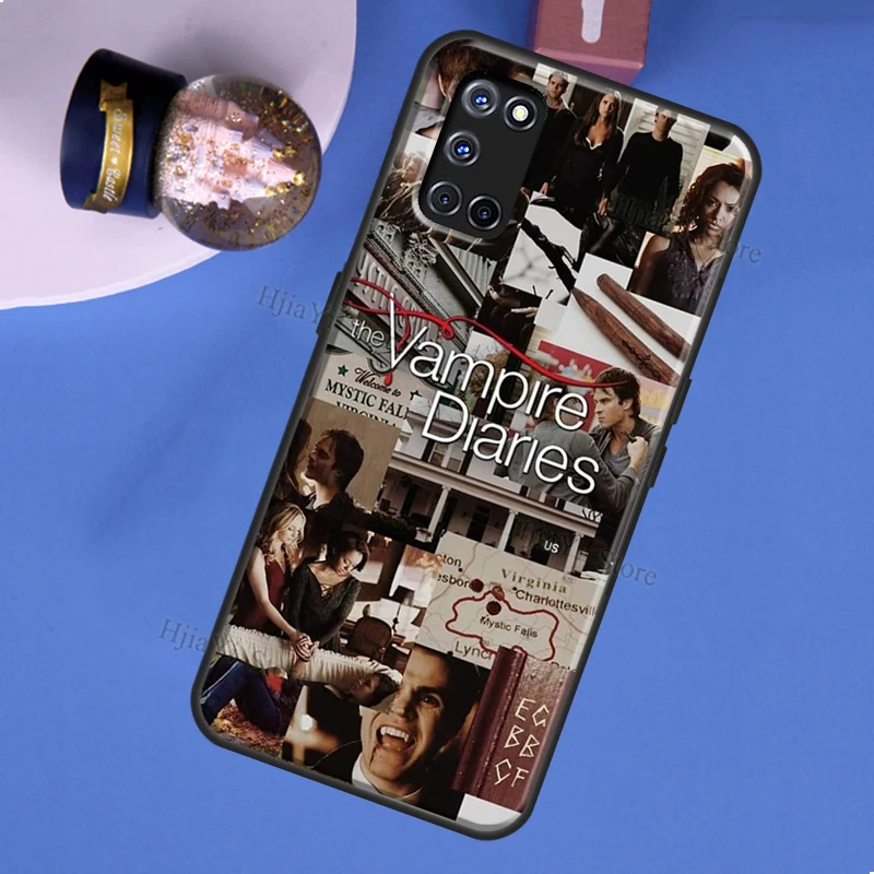 The Vampire Diaries Case For OPPO A74 A94 A54 A57 S A77 A76 A96 A52 A72 A91 A93 A5 A9 A31 A53 A15 A16 A17 Cover