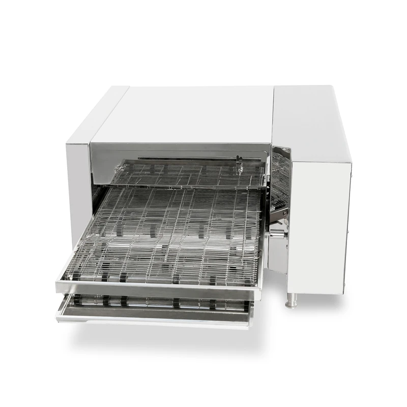 آلة فرن البيتزا الزاحفة التجارية فرن تحميص البيتزا آلة صنع المحمصة بيتزا بيكر نفق موقد شاشة ديجيتال