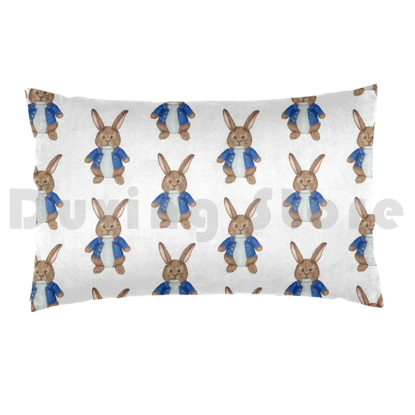 Bunny Rabbit PrintPillow case Bunny Rabbit Toy Cute Animal Small Bunny Rabbit Peter