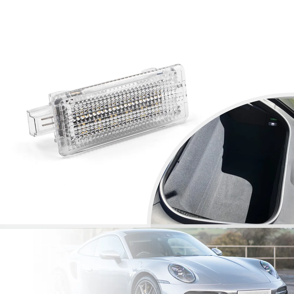 1PC LED Front Luggage Compartment Light Fit for Porsche 911 991 981 718 982 Cayman Boxster, Canbus Error Free Storage Bay Lamp