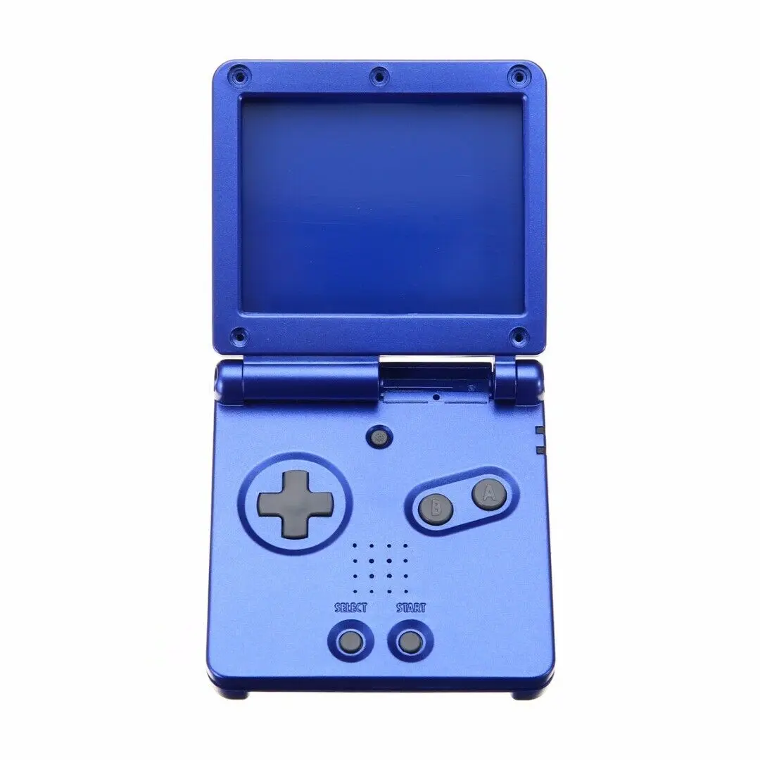 1 Set Casing Pengganti Perumahan untuk Nintendo Gameboy Advance SP GBA SP Kualitas Tinggi Hitam Plastik Solid Casing Pelindung Kit Shell