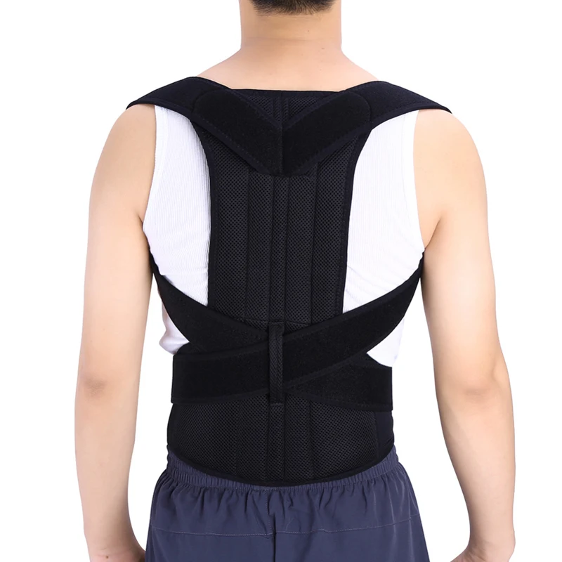 XXL Back Support Belt Orthopedic Posture Corset Back Brace Support Men Back Straightener Round Shoulder Men\'s Posture Corrector