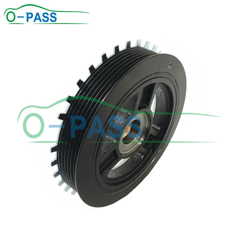 OPASS Crankshaft Pulley For MAZDA 6 ATENZA GG GY 1.8 2.0 2.3 MPV Mazda8 & Ford Escape L323-11-400