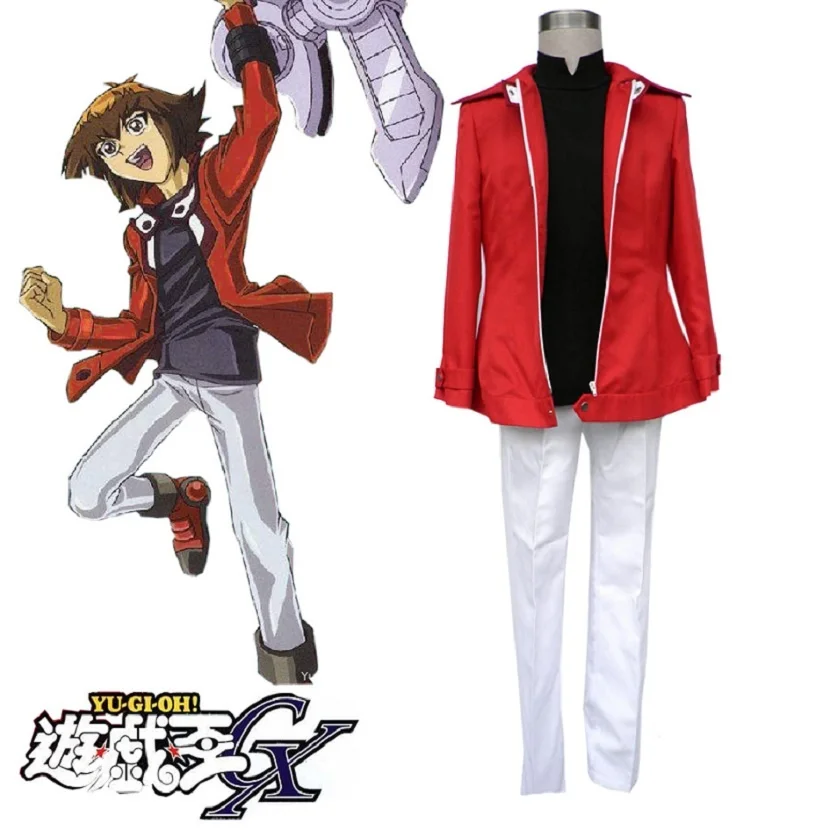 Unisex Japan Anime Duel Monster Yu-Gi-Oh Yuki Judai Jaden Yuki Cosplay Costume Sets