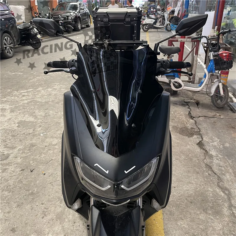 NEW For YAMAHA NMAX155 NMAX125 NMAX 2020 2021 Motorcycle Accessories Windshield Windscreen Aluminum Wind Shield Deflectore