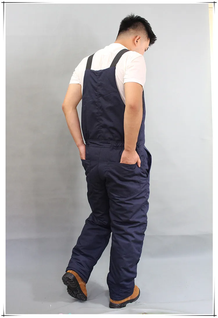 Winter Warm Thicken Working Tooling Overalls Male Work Wear uniforms Wear resistant Cold proof Jumpsuits For Worker Repairman