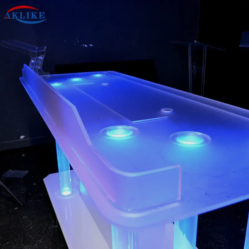 2024 Mix Starter DJ Controller For Built-In Sound Card & Light Show AKLIKE Light Table DJ Mixer