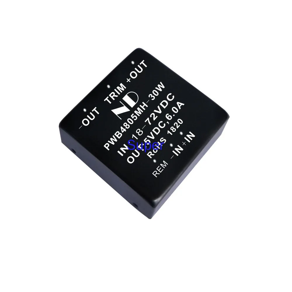 High Power Density Step-down Isolation DCDC Power Module 12V24V to 5V6A 12V30W Small Size